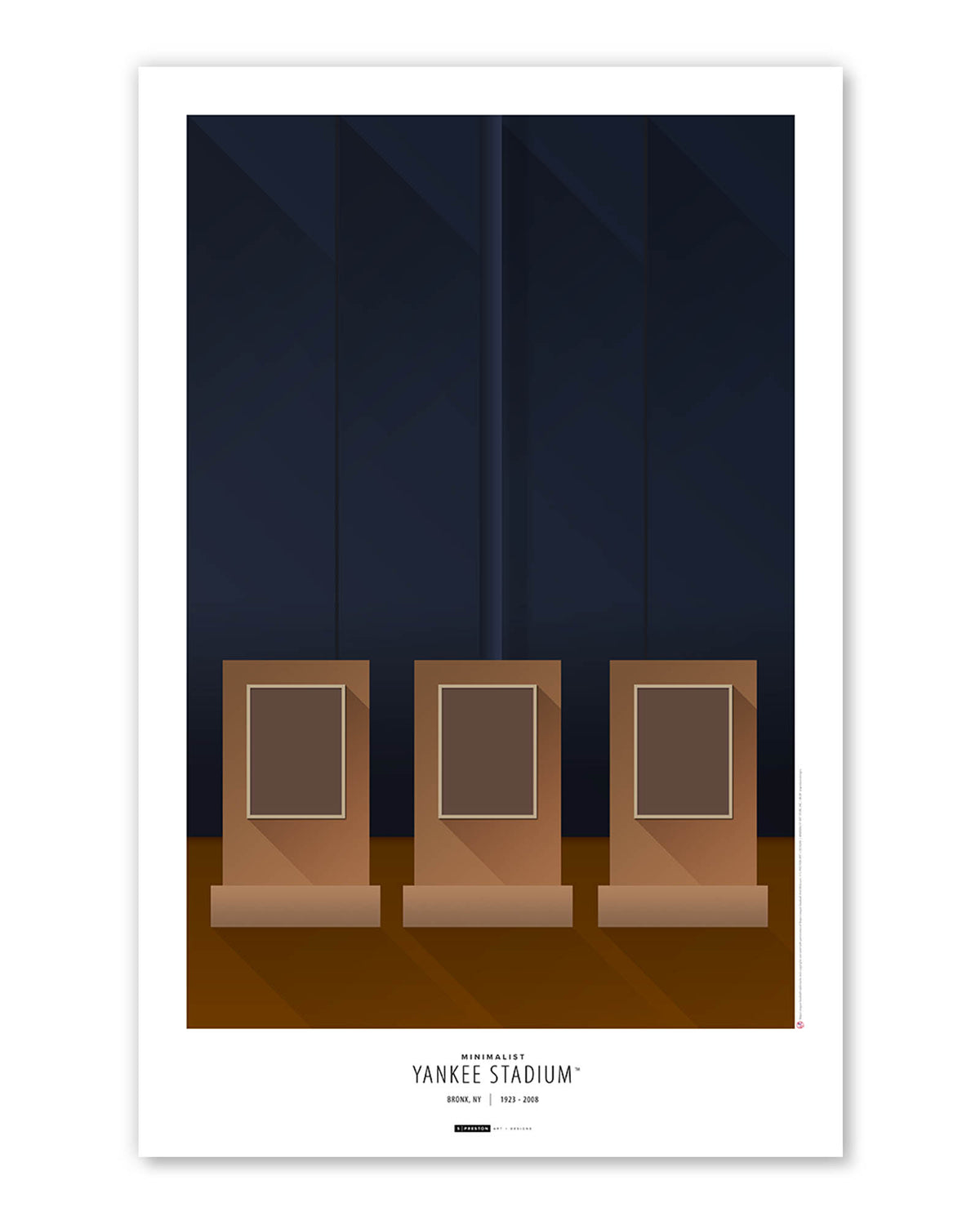Minimalist Old Yankee Stadium