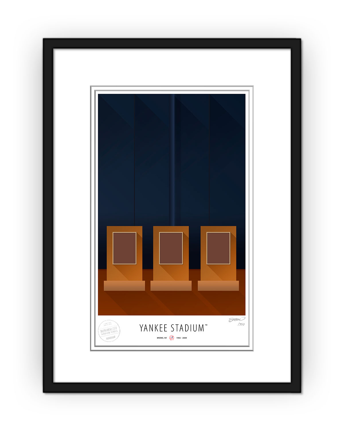 Minimalist Old Yankee Stadium