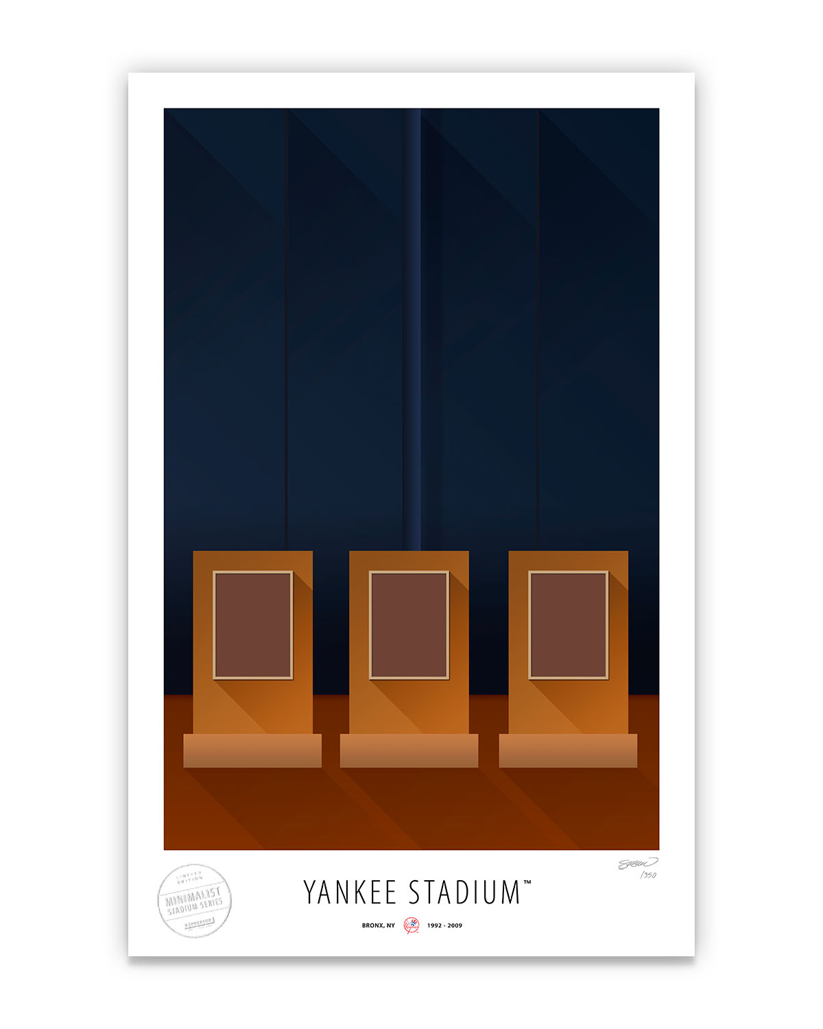 Minimalist Old Yankee Stadium