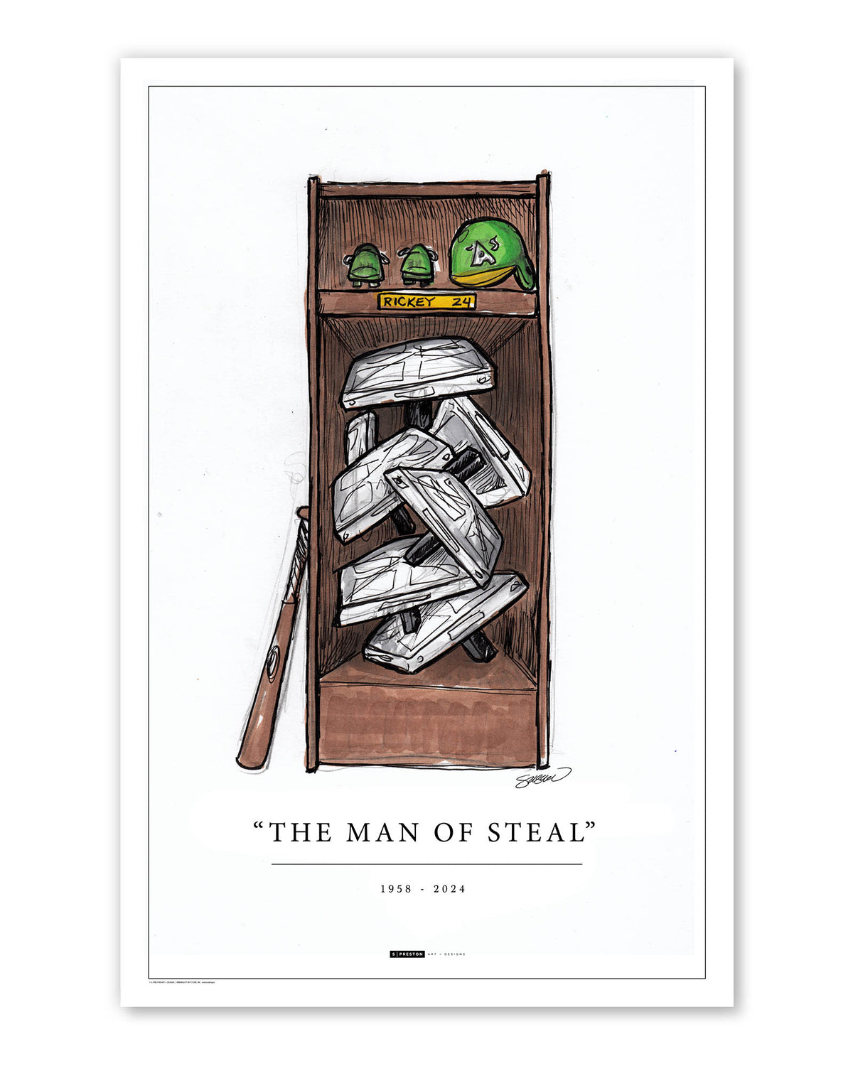 Remembering The Man of Steal Poster Print