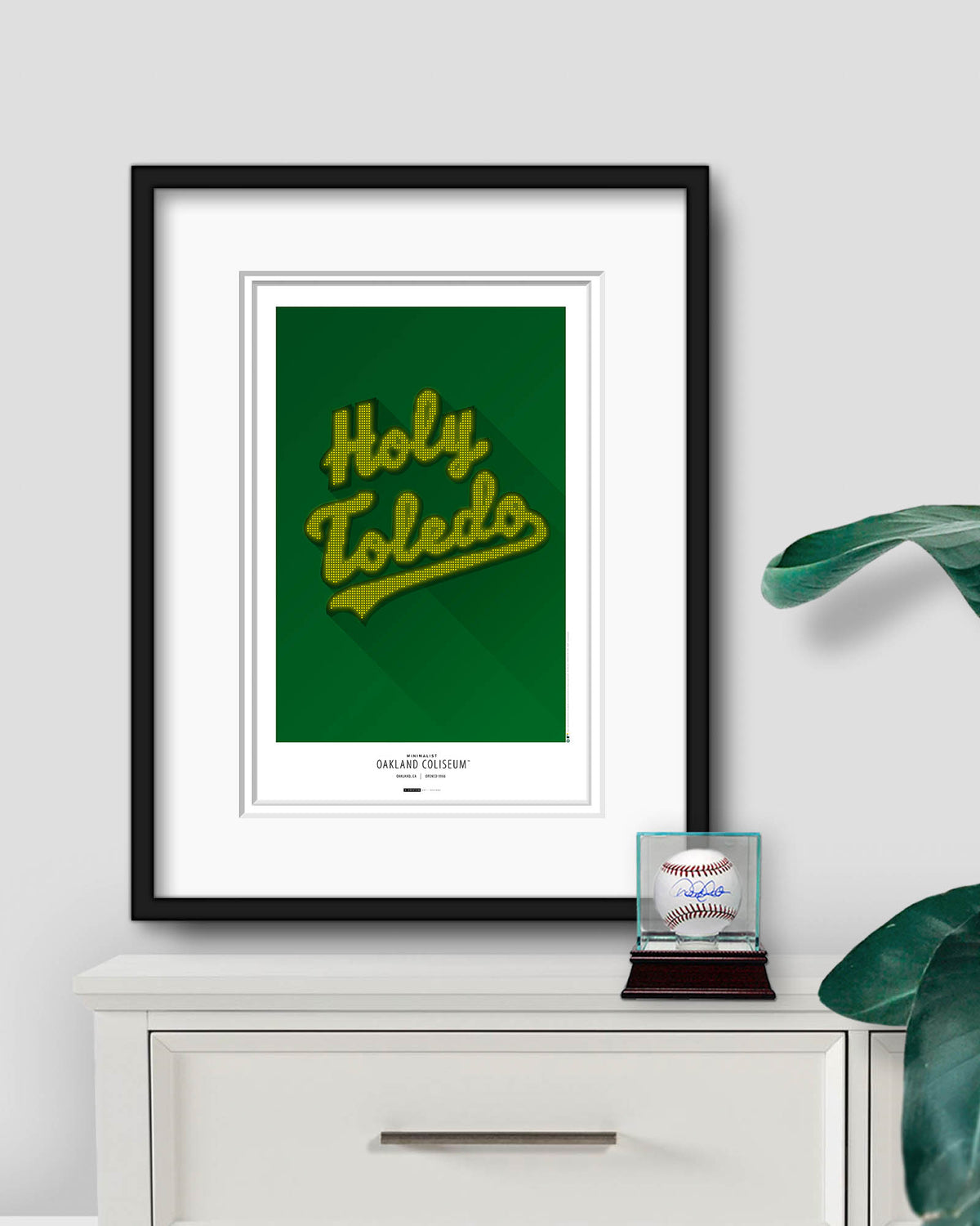 Minimalist Oakland Coliseum (Holy Toledo)
