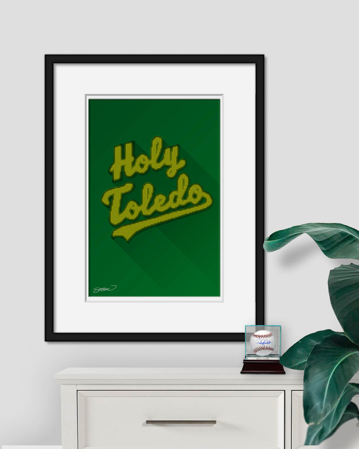 Minimalist Oakland Coliseum (Holy Toledo)