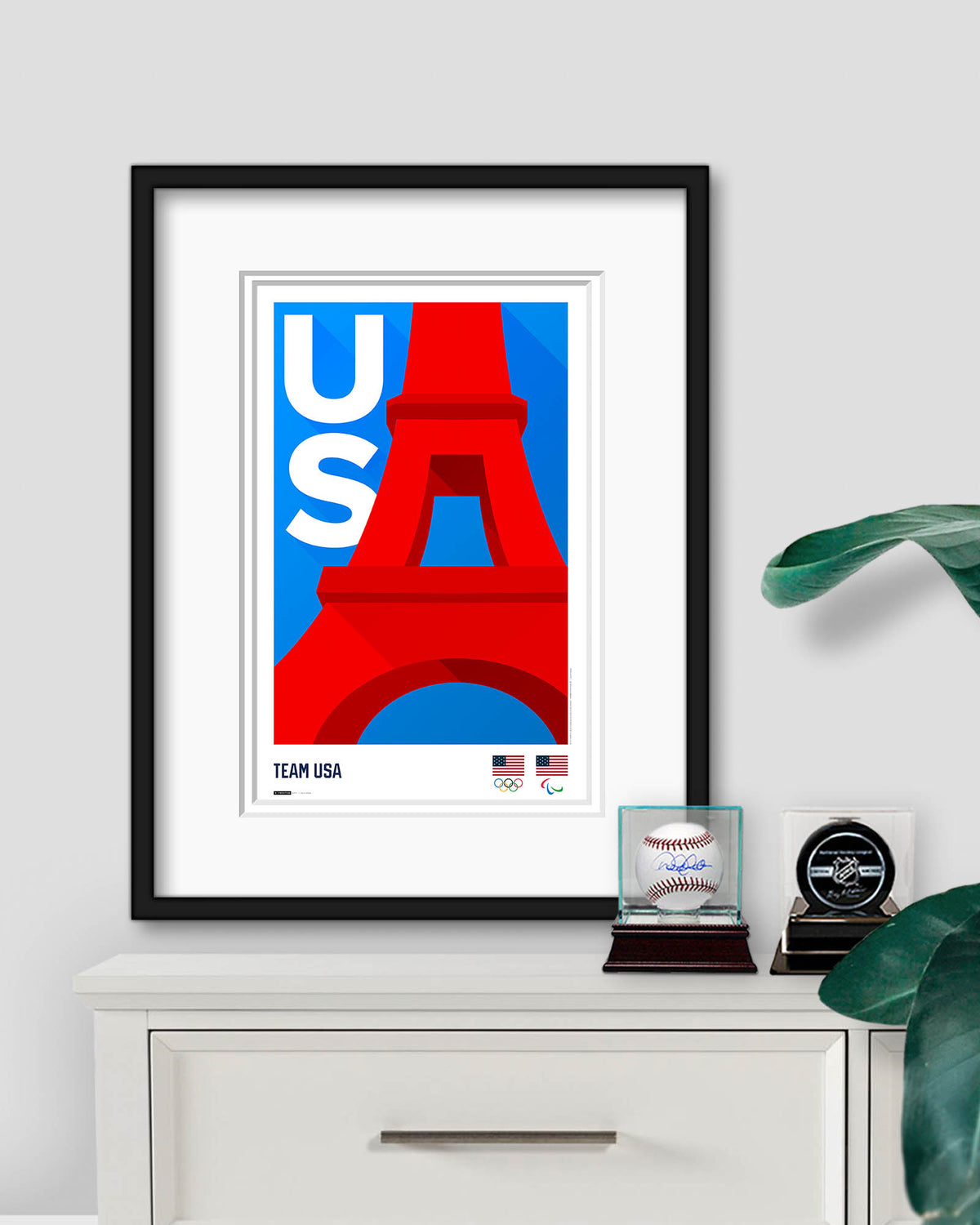 Minimalist Team USA 2024 Paris Limited Edition Print