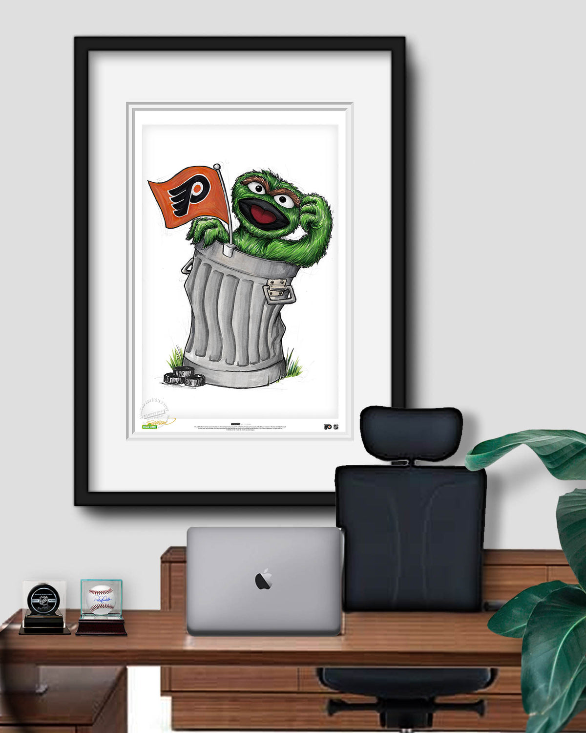 Oscar Rep Your Colours x NHL Flyers Limited Edition Fine Art Print