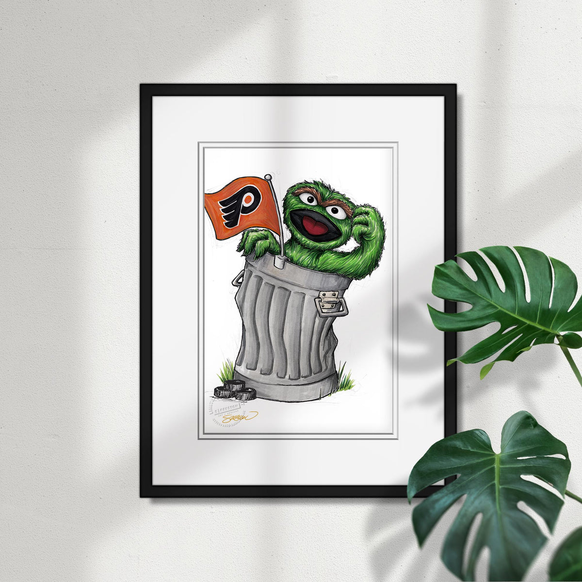 Oscar Rep Your Colours x NHL Flyers Limited Edition Fine Art Print