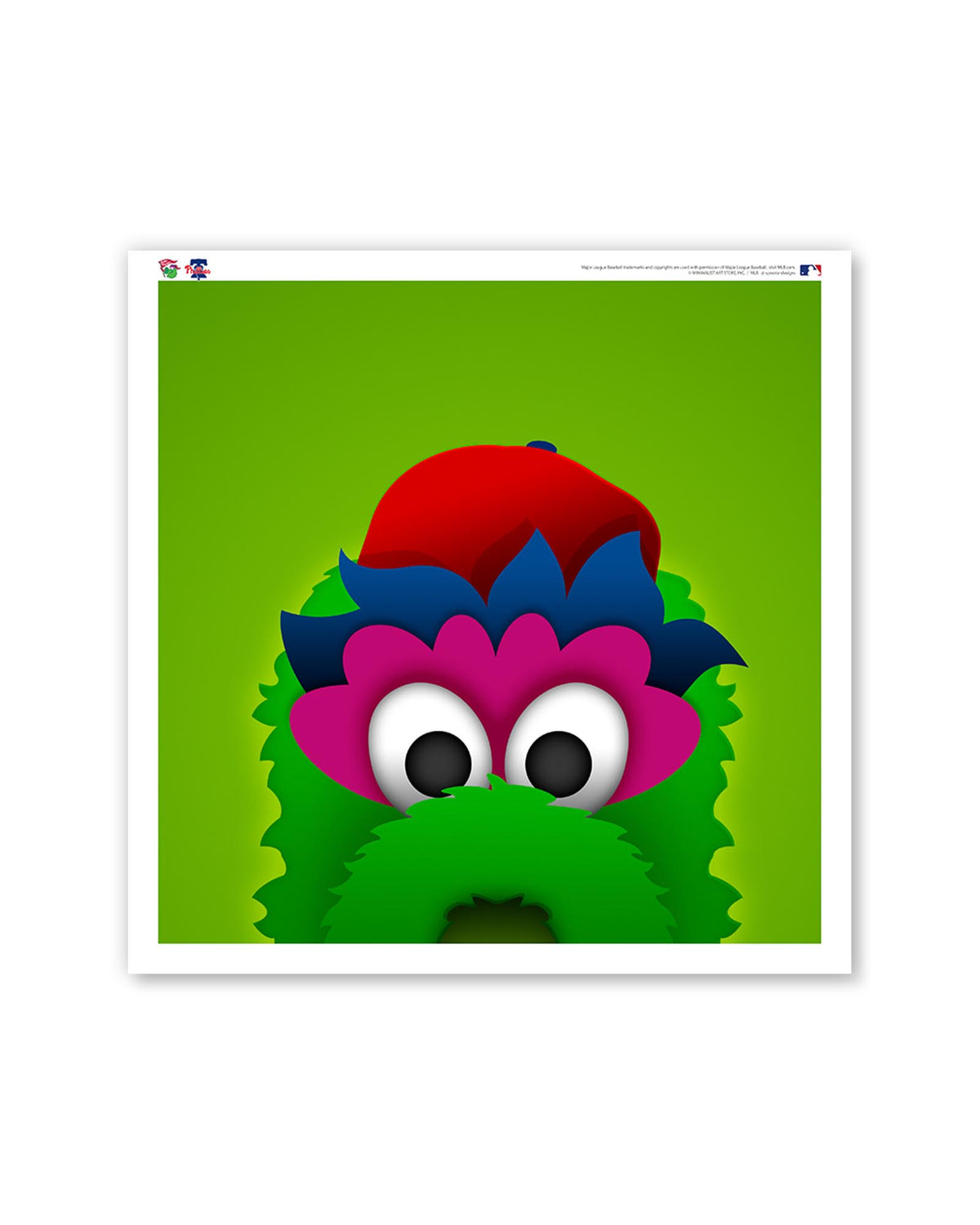 Minimalist Phillie Phanatic