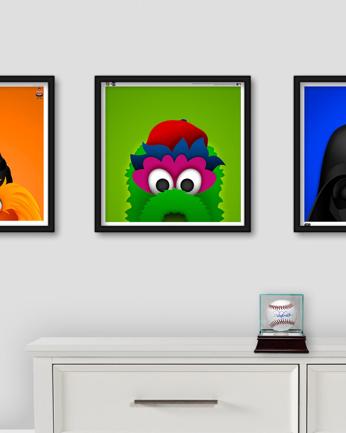 Minimalist Phillie Phanatic