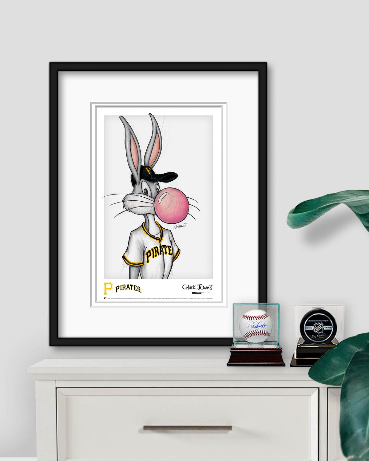Bubblegum Bugs x MLB Pirates Limited Edition Fine Art Print