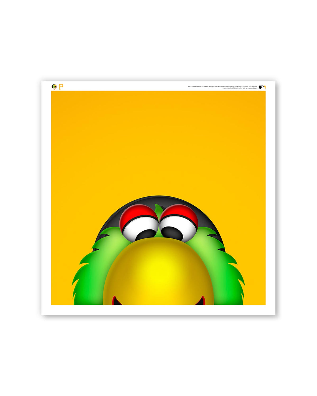 Minimalist Pirate Parrot