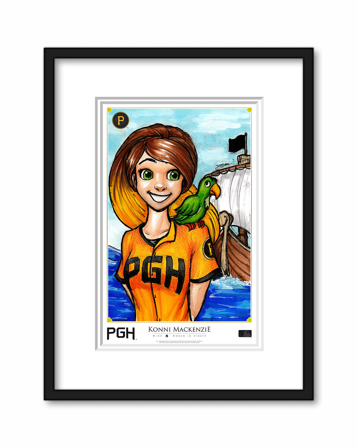 WinS® Pittsburgh Pirates City Connect - Konni Mackenzie Poster Print