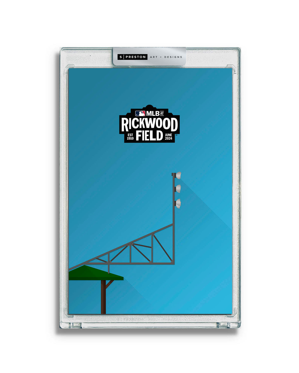 2024 MLB at Rickwood Field Sketch Art Card Slab