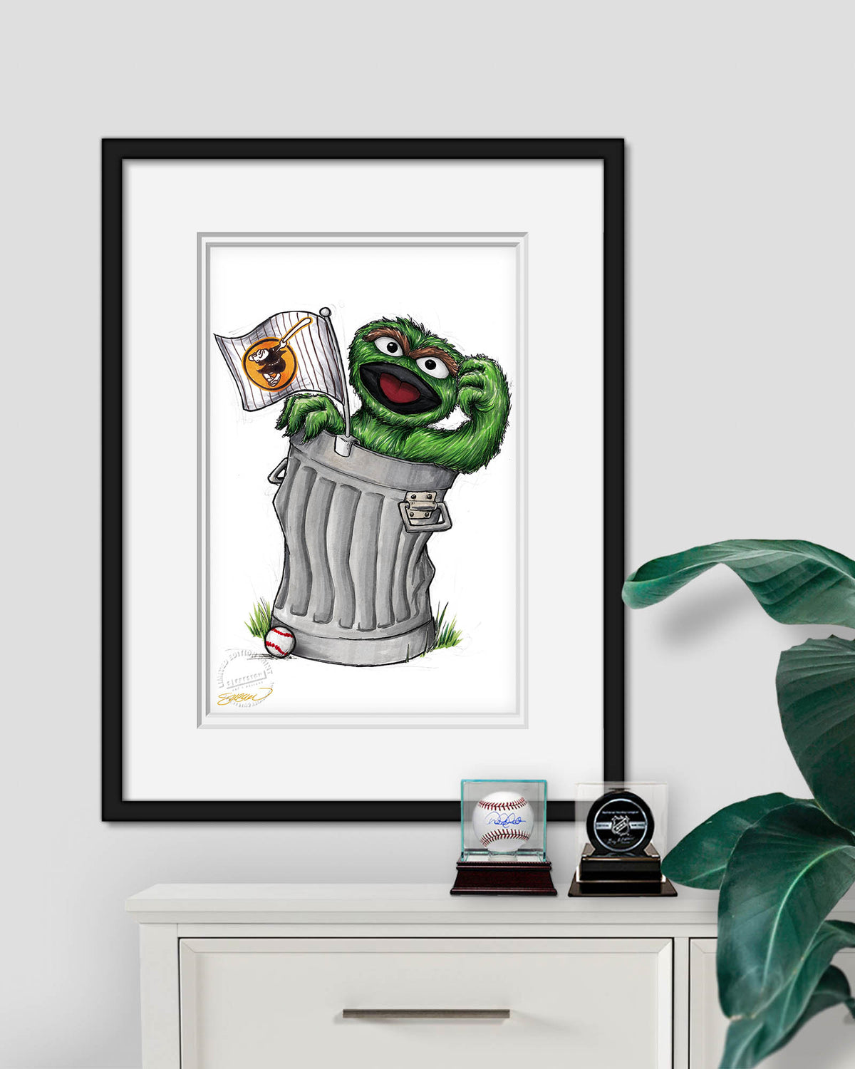 Oscar Rep Your Colours x MLB Padres Limited Edition Fine Art Print