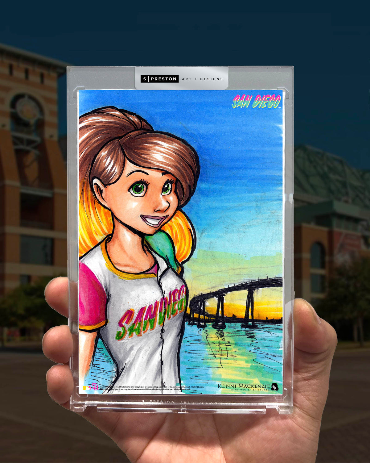 WinS® San Diego Padres City Connect - Konni Mackenzie Art Card