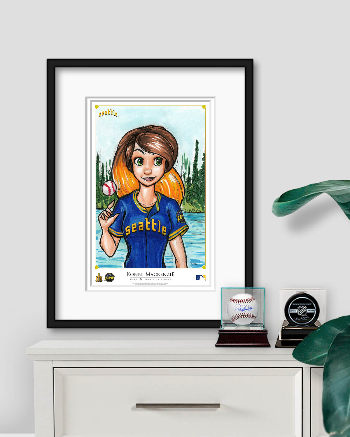 WinS® Seattle Mariners City Connect - Konni Mackenzie Poster Print