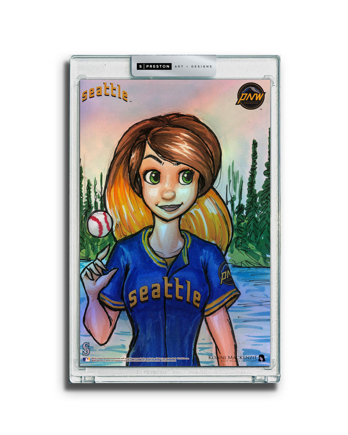 WinS® Seattle Mariners City Connect - Konni Mackenzie Art Card Slab
