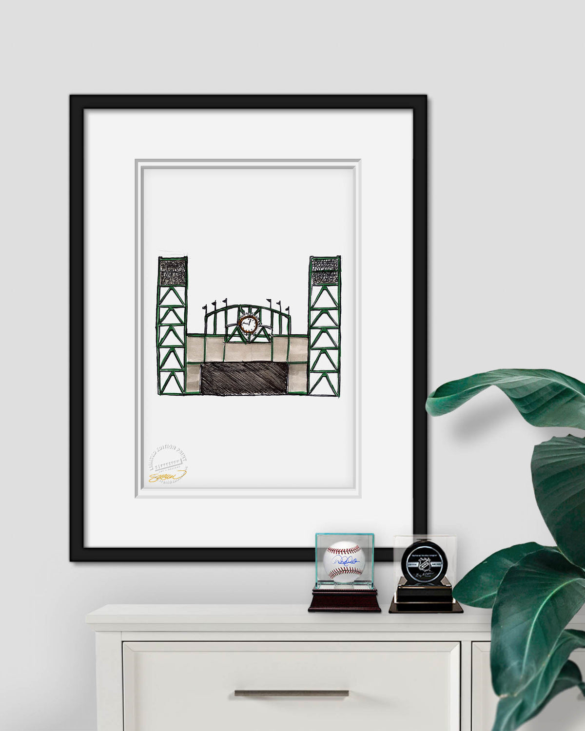 Oracle Park Ink Sketch Limited Edition Fine Art Print