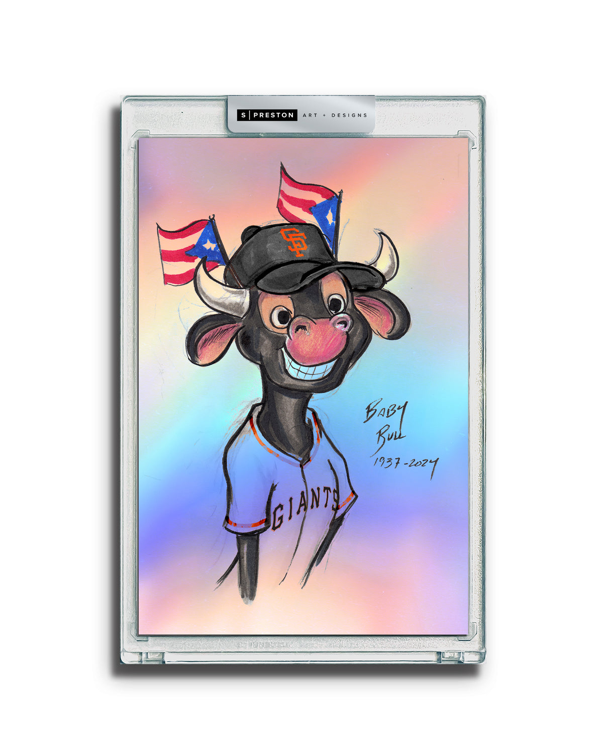 RIP Baby Bull Limited Edition Art Slab
