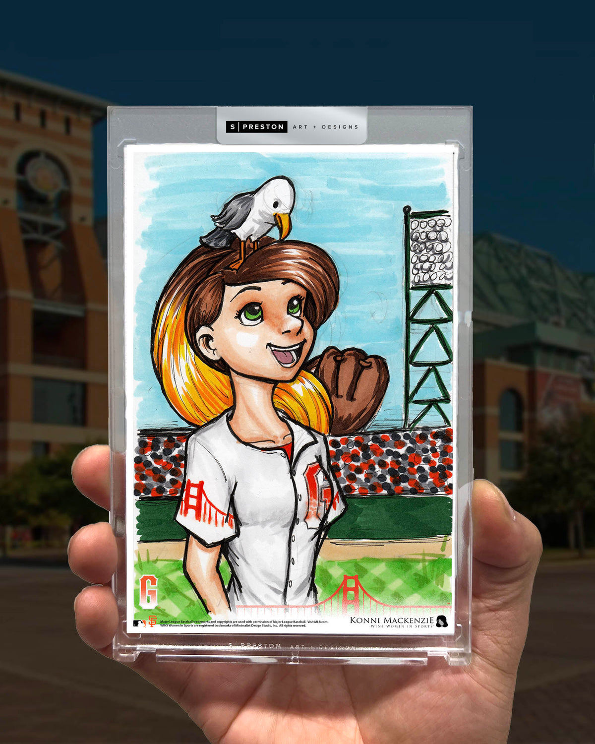 WinS® Los Angeles Dodgers City Connect - Konni Mackenzie Art Card
