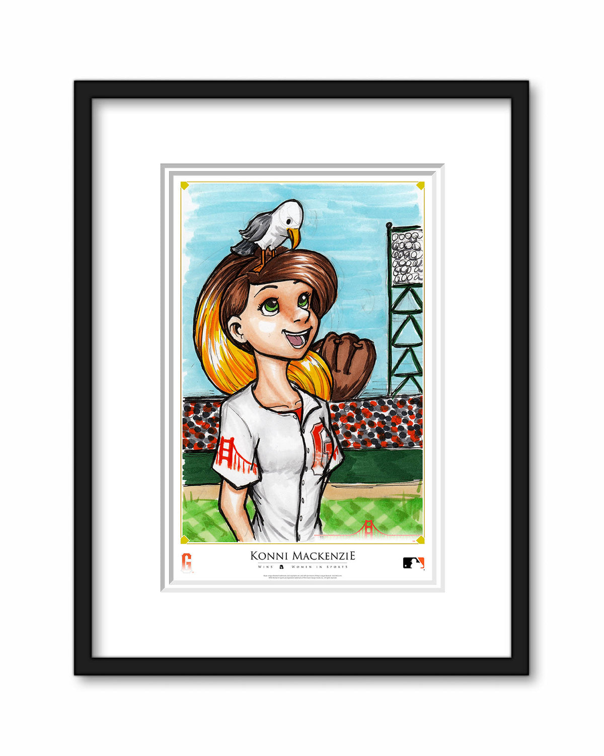 WinS® San Francisco Giants City Connect - Konni Mackenzie Poster Print