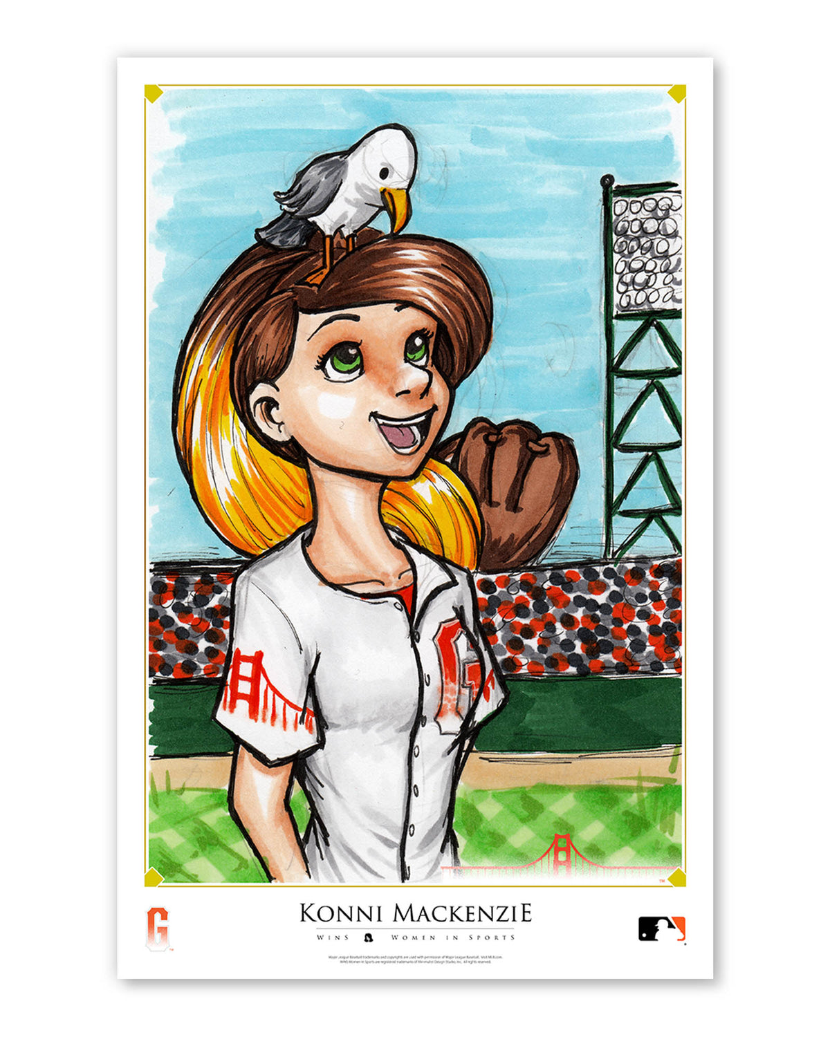 WinS® San Francisco Giants City Connect - Konni Mackenzie Poster Print