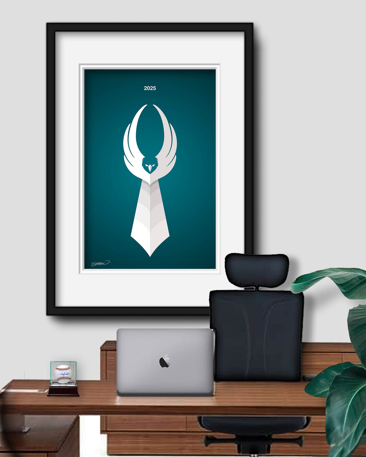 Minimalist 2025 Football Championship Fine Art Print