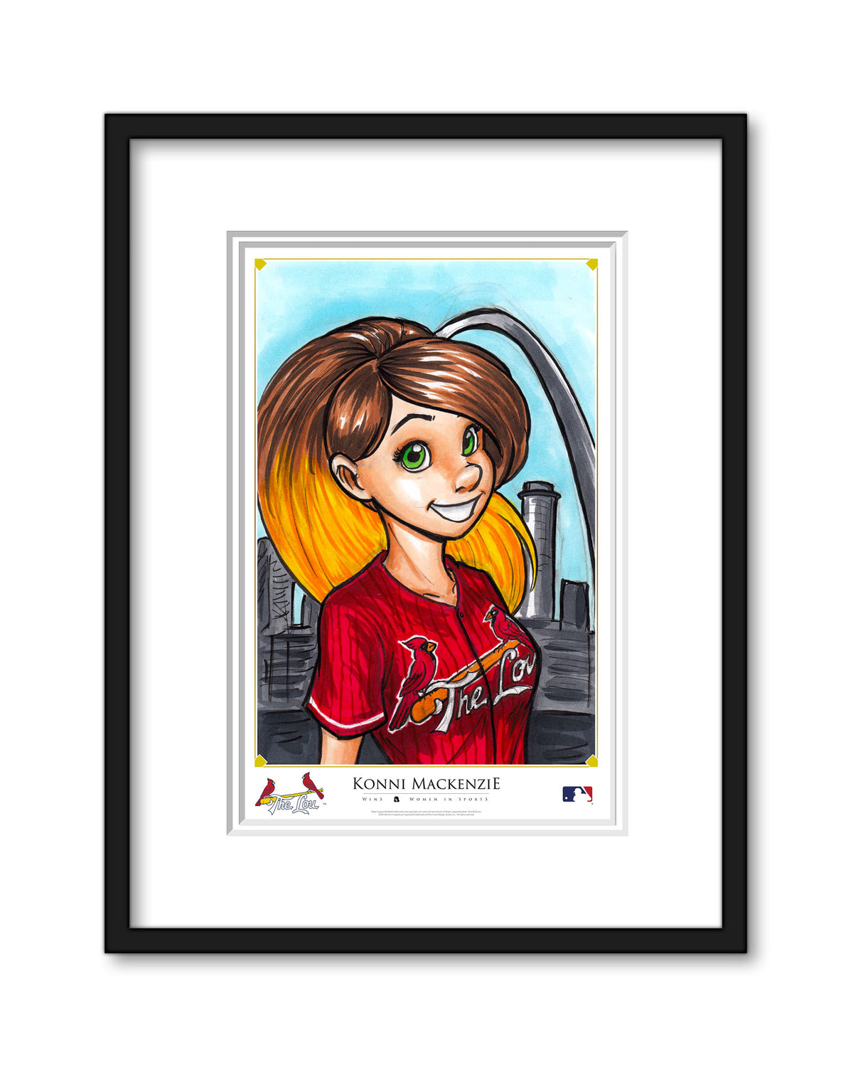 WinS® St. Louis Cardinals City Connect - Konni Mackenzie Poster Print