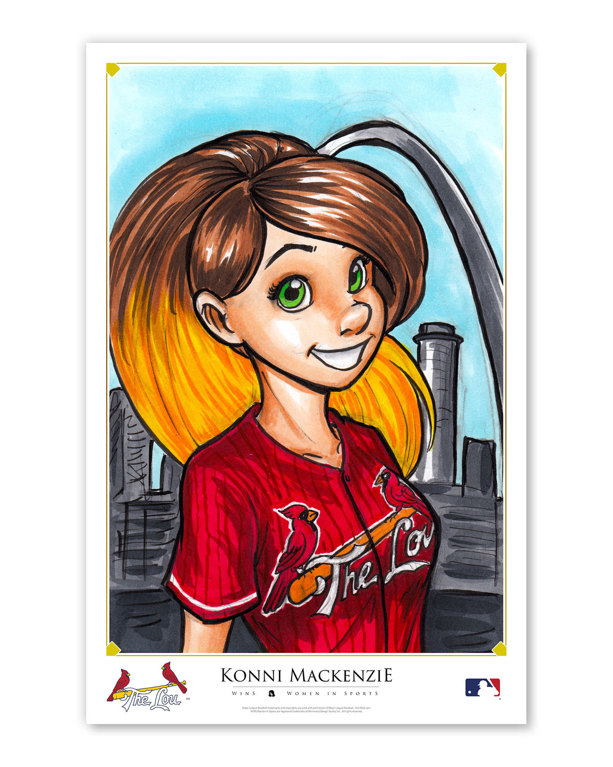 WinS® St. Louis Cardinals City Connect - Konni Mackenzie Poster Print