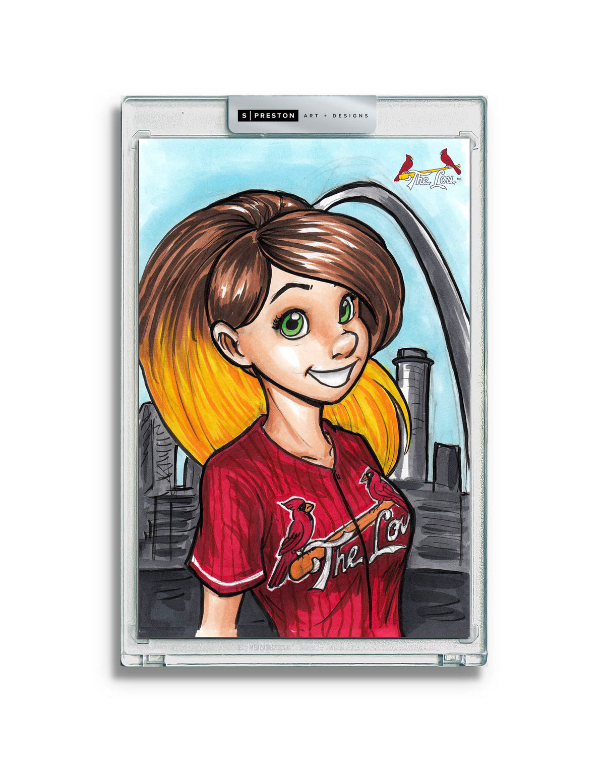 WinS® St. Louis Cardinals City Connect - Konni Mackenzie Art Card Slab