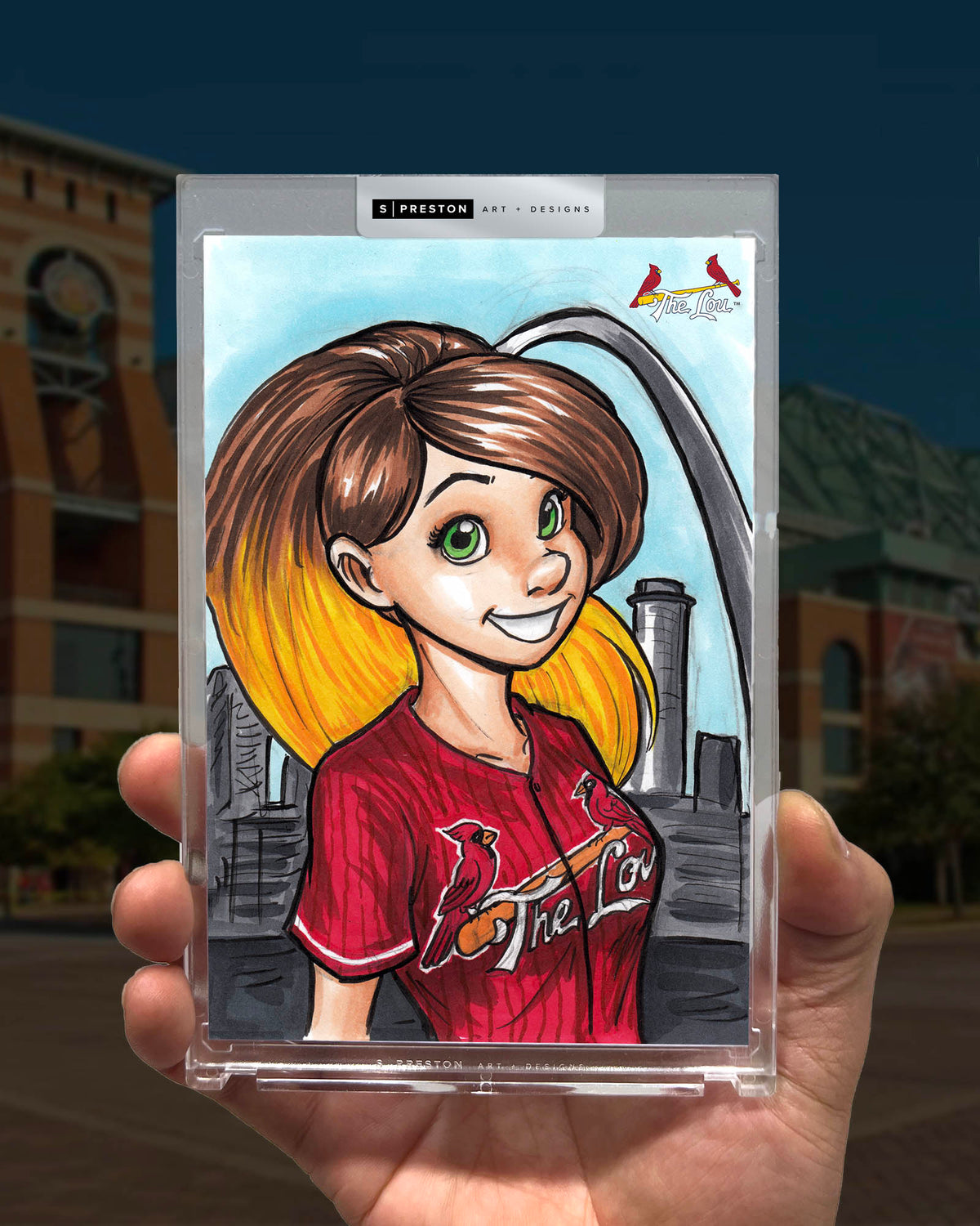 WinS® St. Louis Cardinals City Connect - Konni Mackenzie Art Card Slab