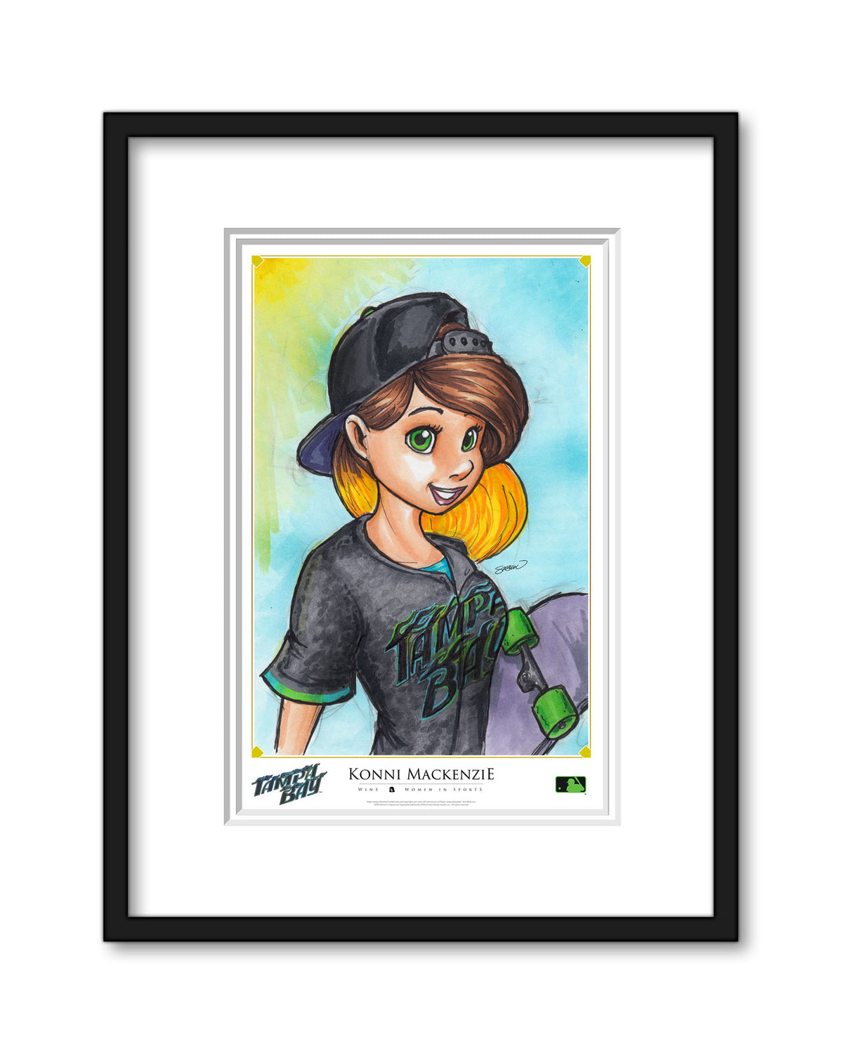 WinS® Tampa Bay Rays City Connect - Konni Mackenzie Poster Print