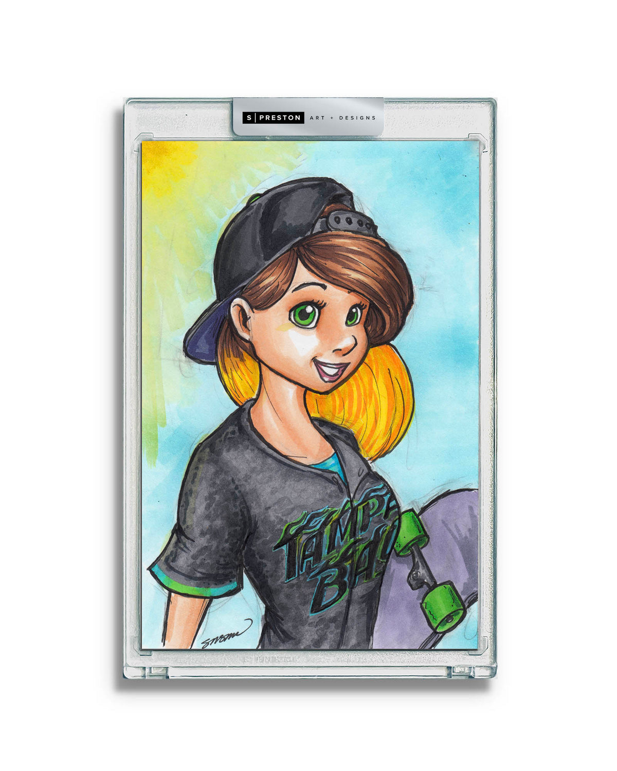 WinS® Tampa Bay Rays City Connect - Konni Mackenzie Art Card Slab