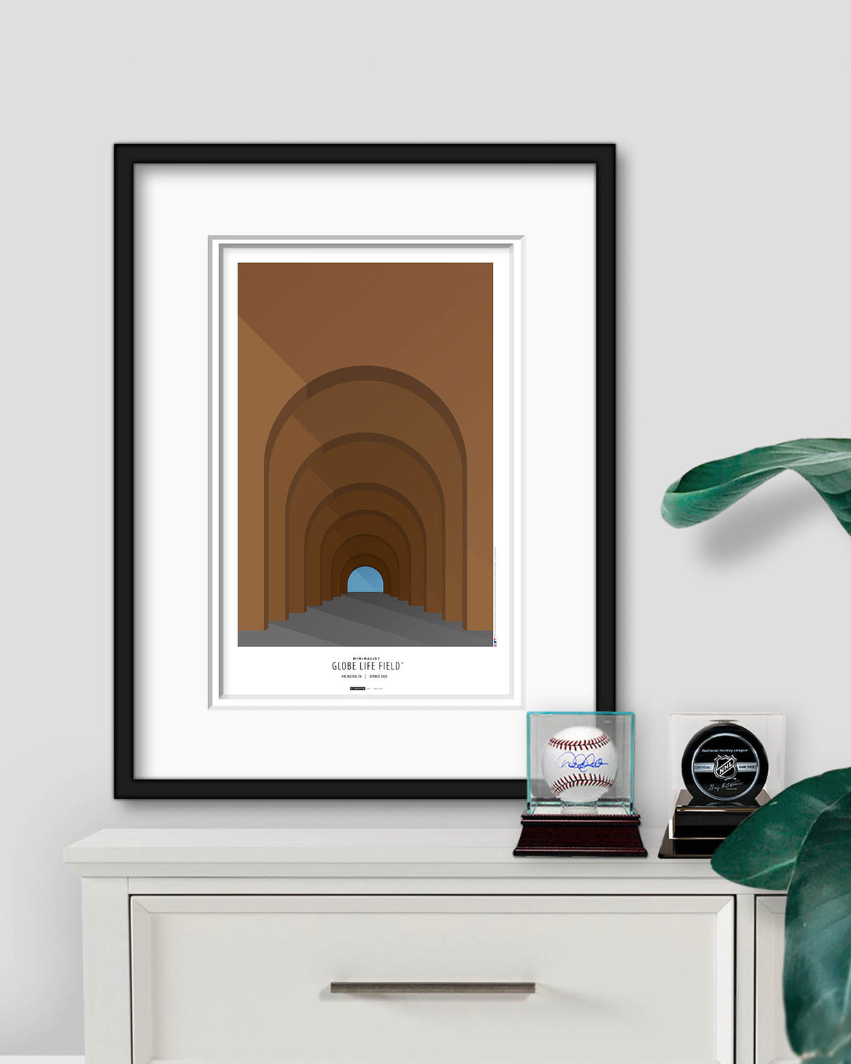 Minimalist Globe Life Field