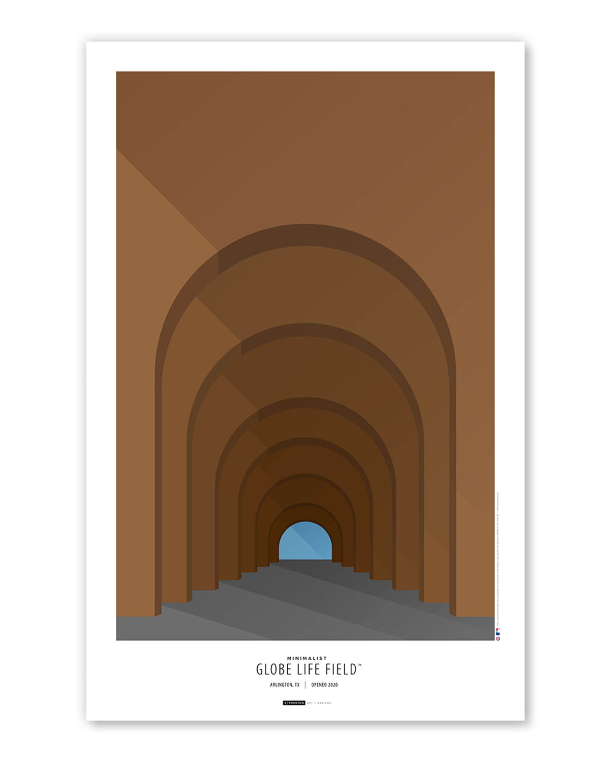Minimalist Globe Life Field