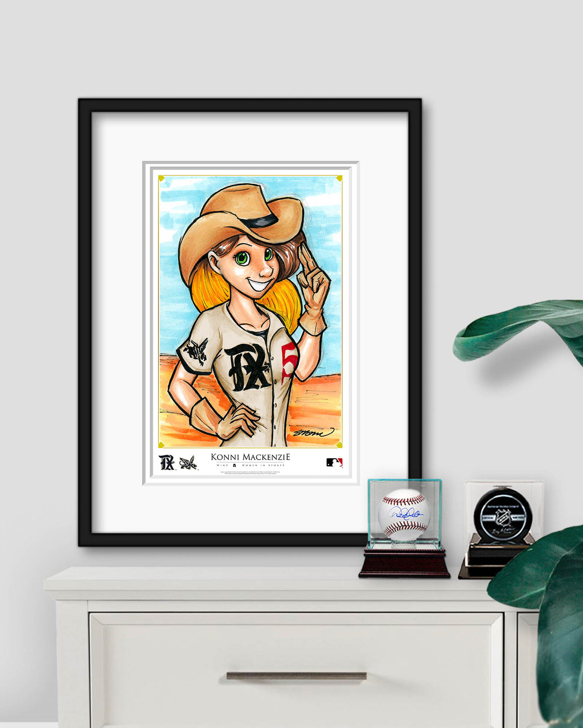 WinS® Texas Rangers City Connect - Konni Mackenzie Poster Print