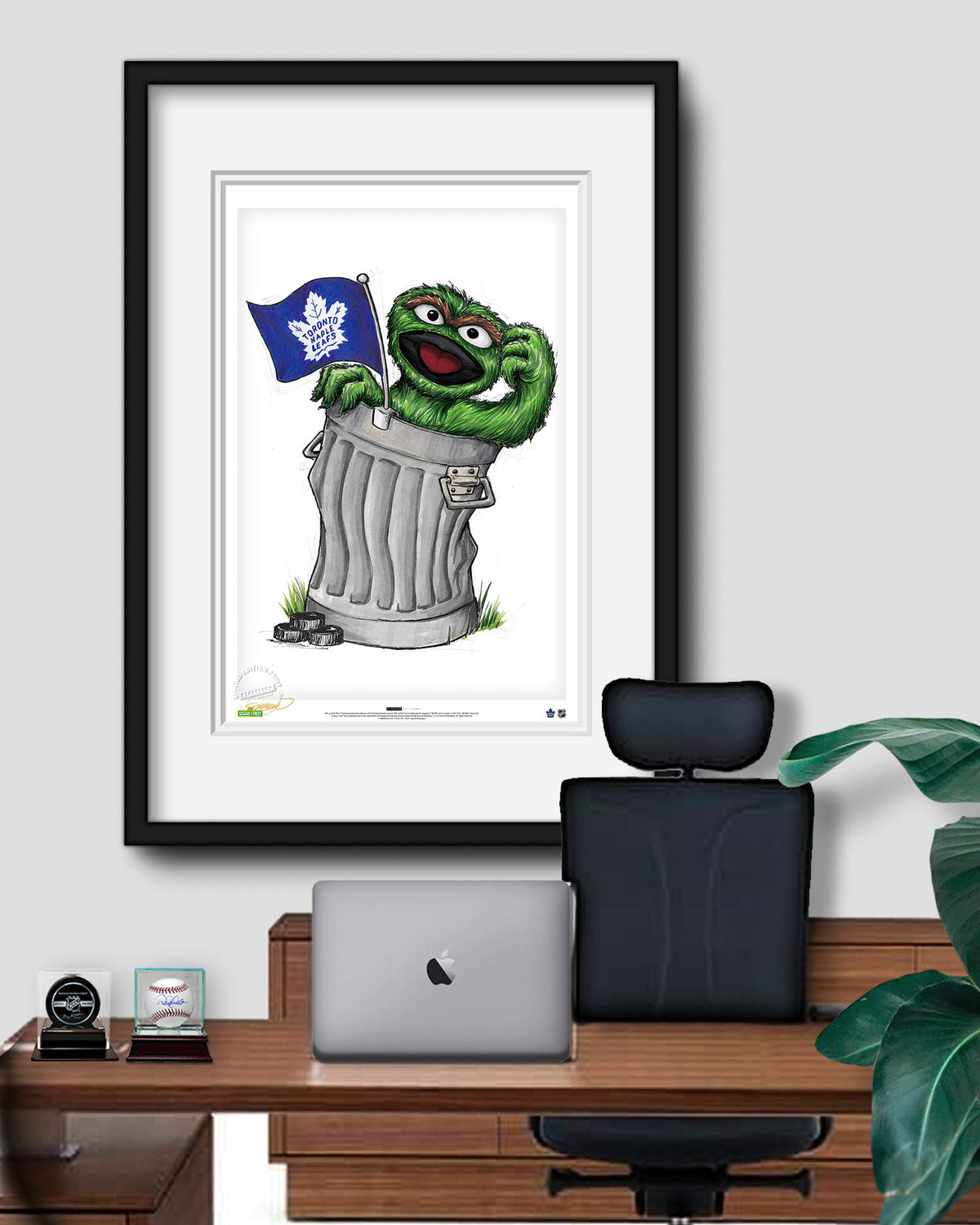 Oscar Rep Your Colours x NHL Maple Leafs Limited Edition Fine Art Print