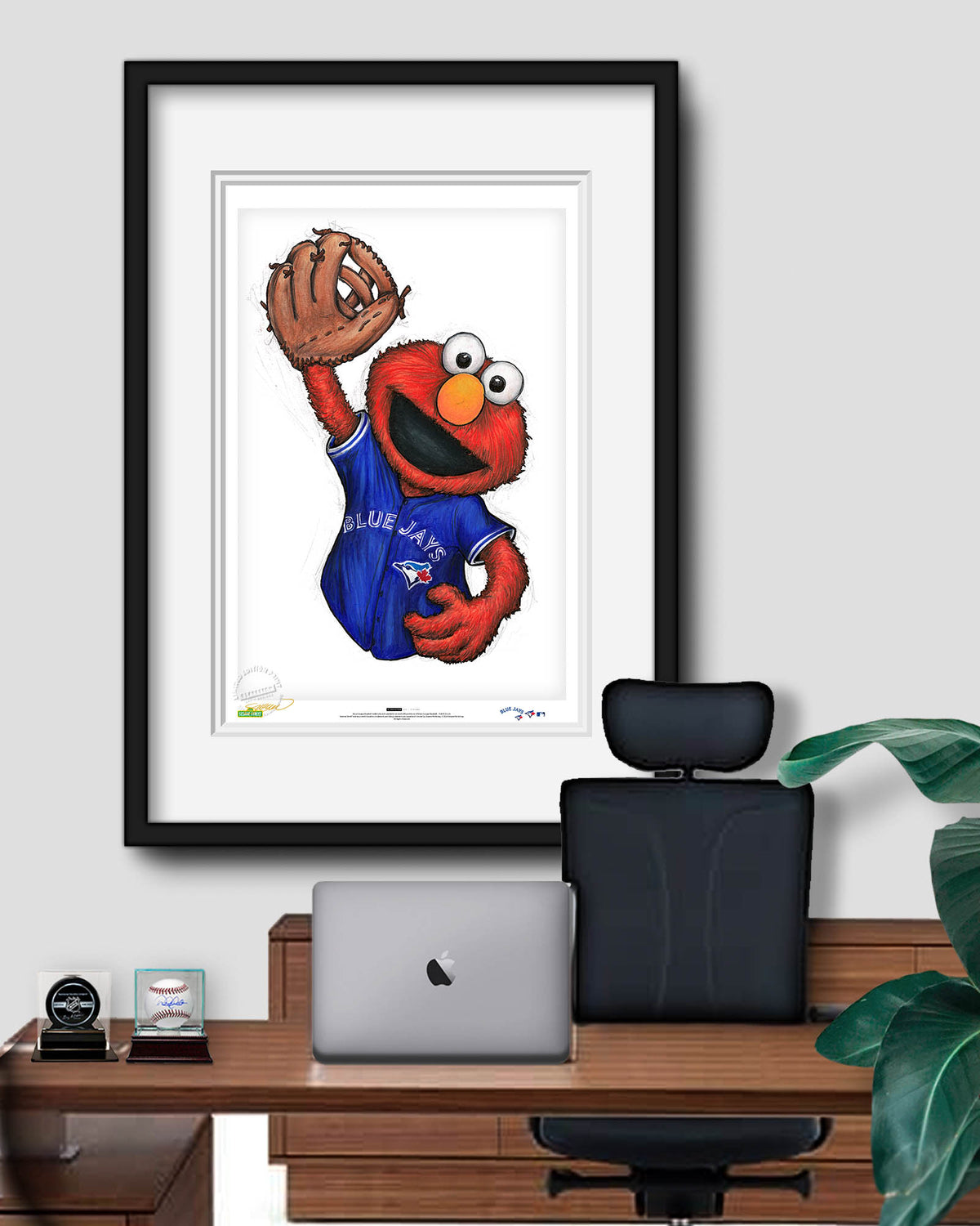 ELMO x MLB Blue Jays Limited Edition Fine Art Print