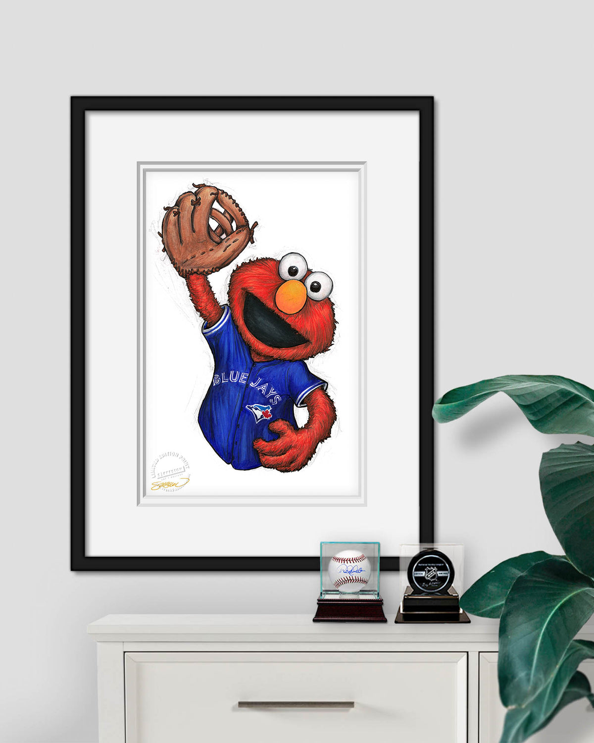 ELMO x MLB Blue Jays Limited Edition Fine Art Print