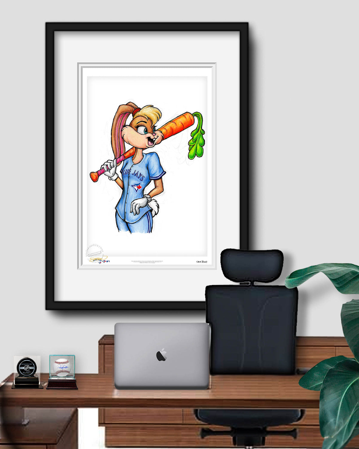 Lola Bunny x MLB Blue Jays Limited Edition Fine Art Print