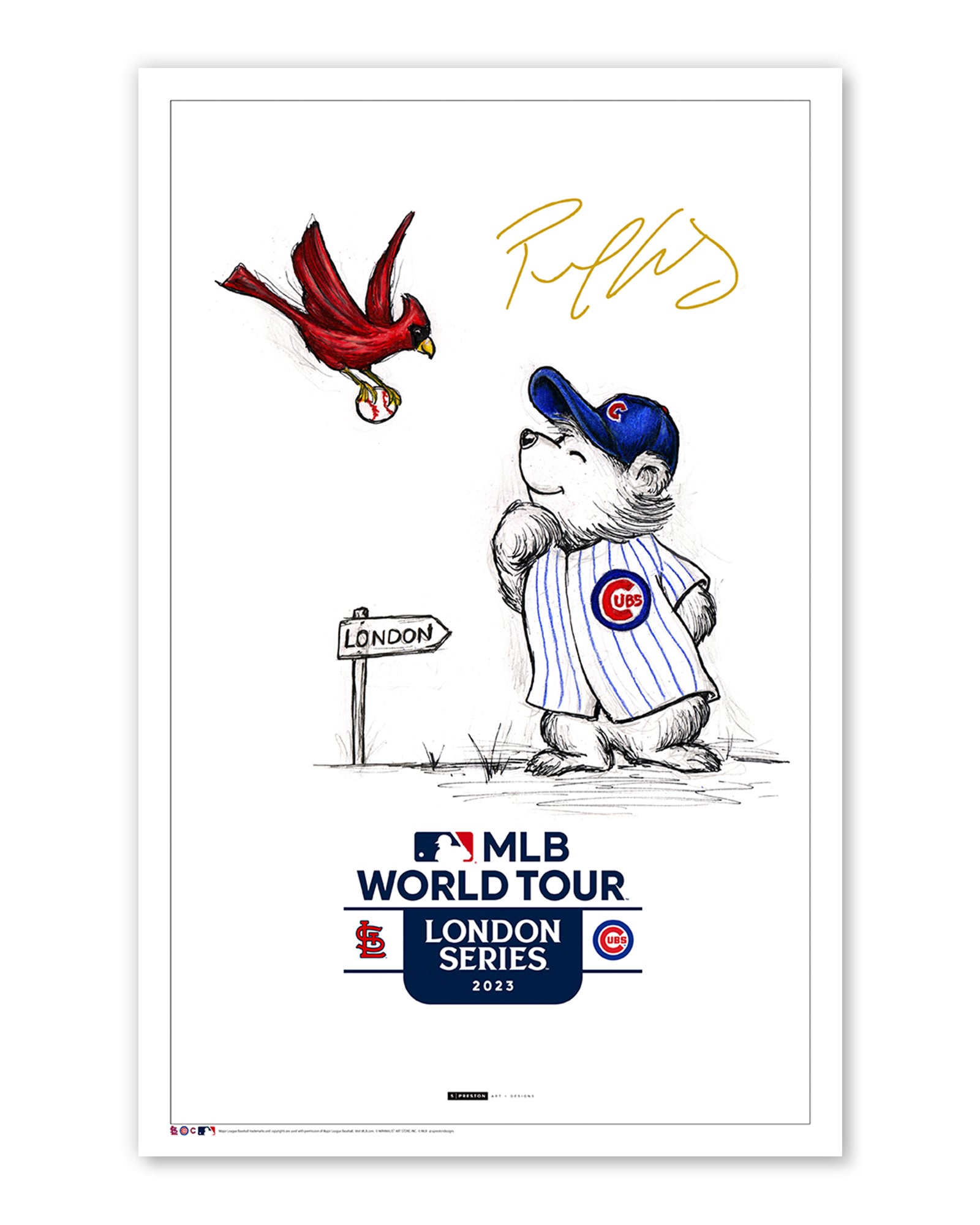 Chicago Cubs, 2016 World Series Champions Sports Illustrated Cover Art Print