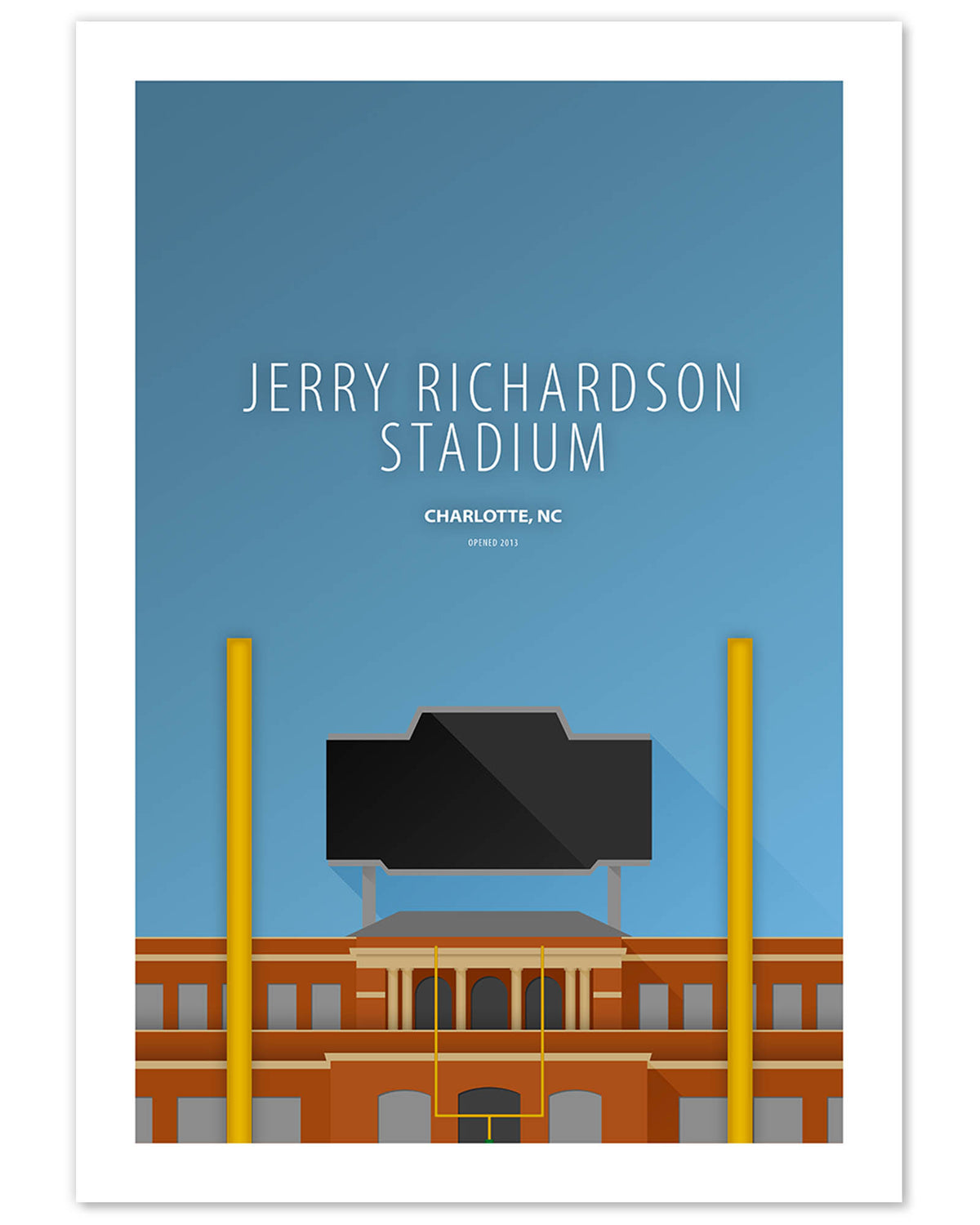 Minimalist Jerry Richardson Stadium