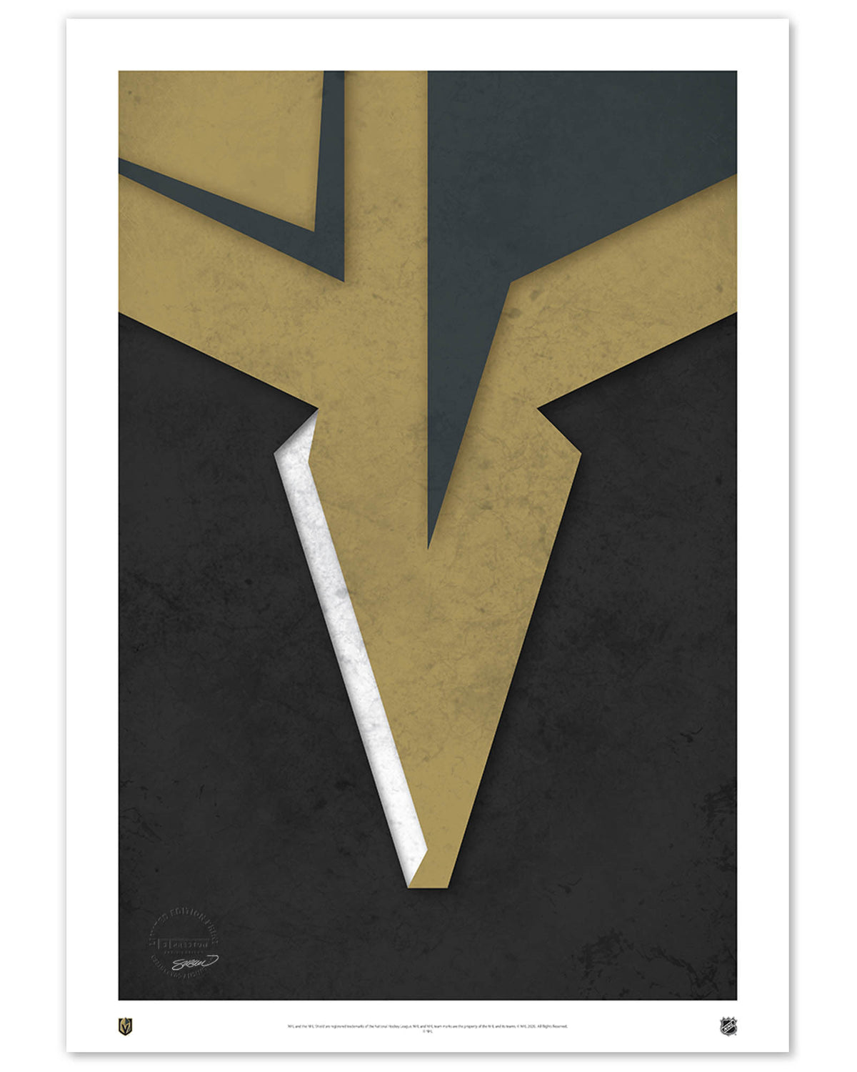 Minimalist Logo - Vegas Golden Knights