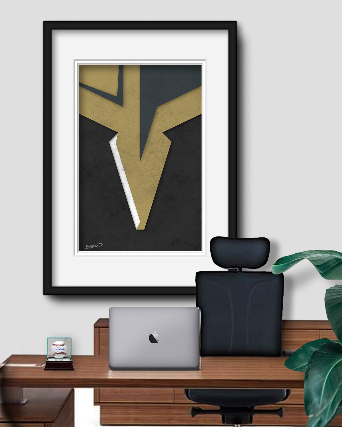Minimalist Logo - Vegas Golden Knights