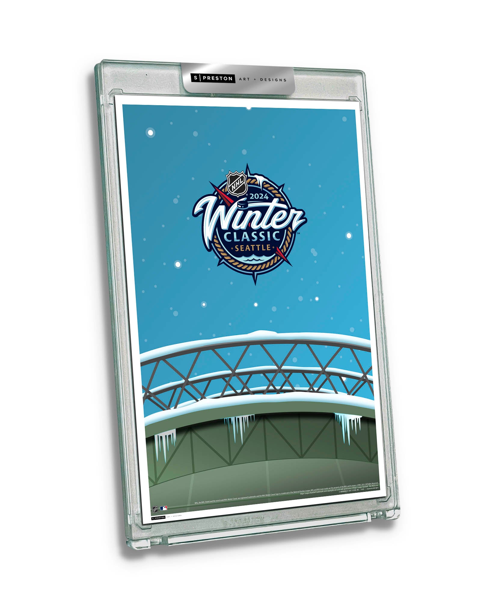 2024 NHL Winter Classic Minimalist T Mobile Park Limited Edition Art   WC24c Winter Classic Seattle SB 2 D60567c4 D8cc 4b97 9b78 0361a61df589 