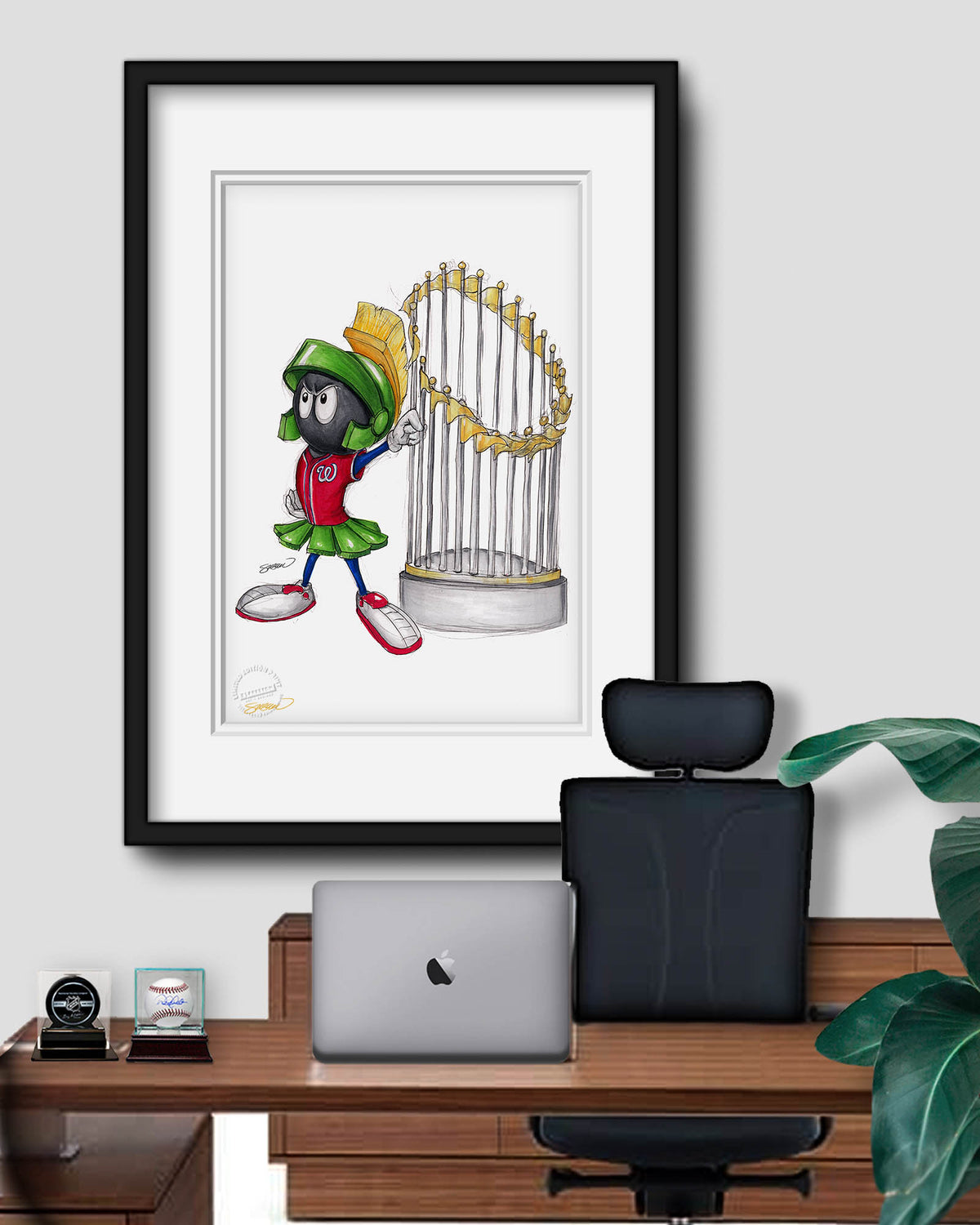 World Series Marvin The Martian 2019 Limited Edition Fine Art Print