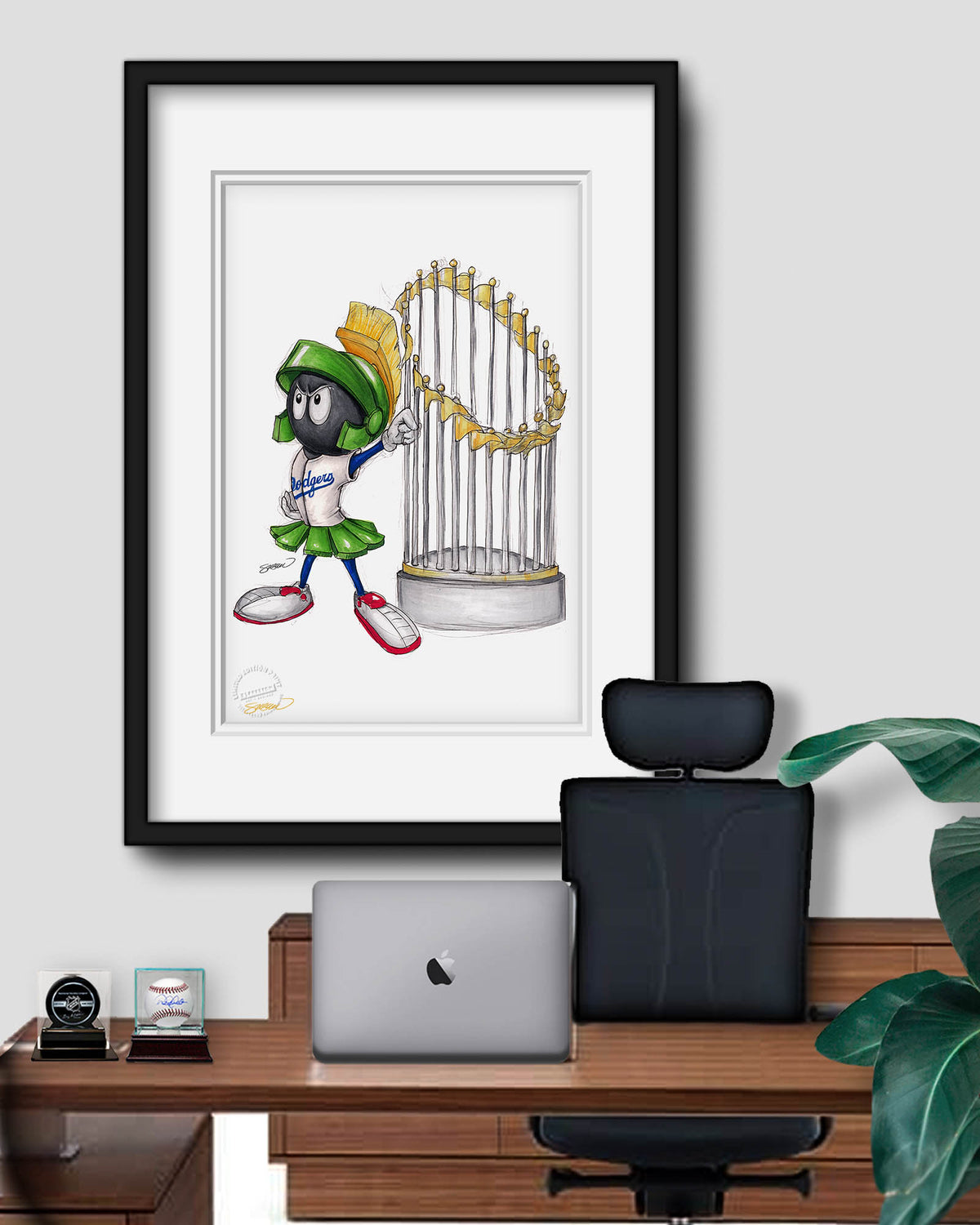 World Series Marvin The Martian 2020 Limited Edition Fine Art Print