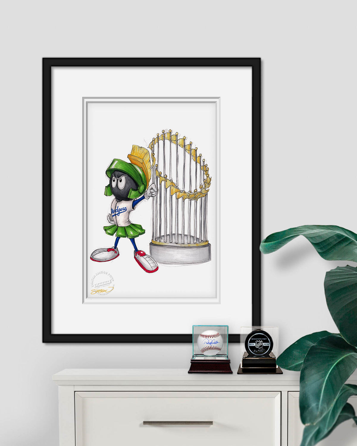 World Series Marvin The Martian 2024 Limited Edition Fine Art Print