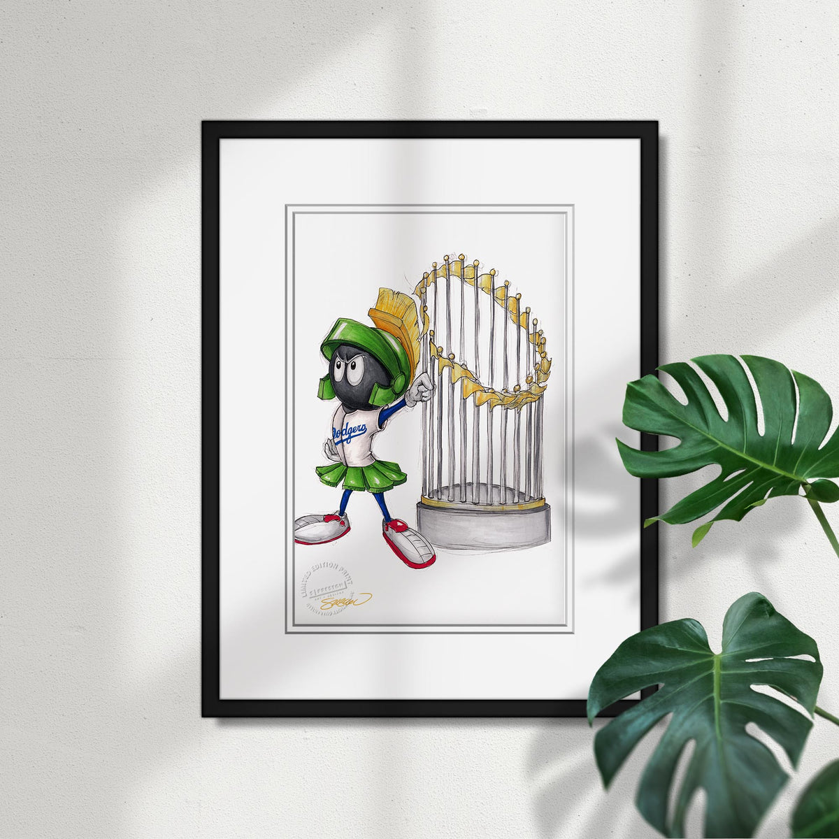 World Series Marvin The Martian 2024 Limited Edition Fine Art Print