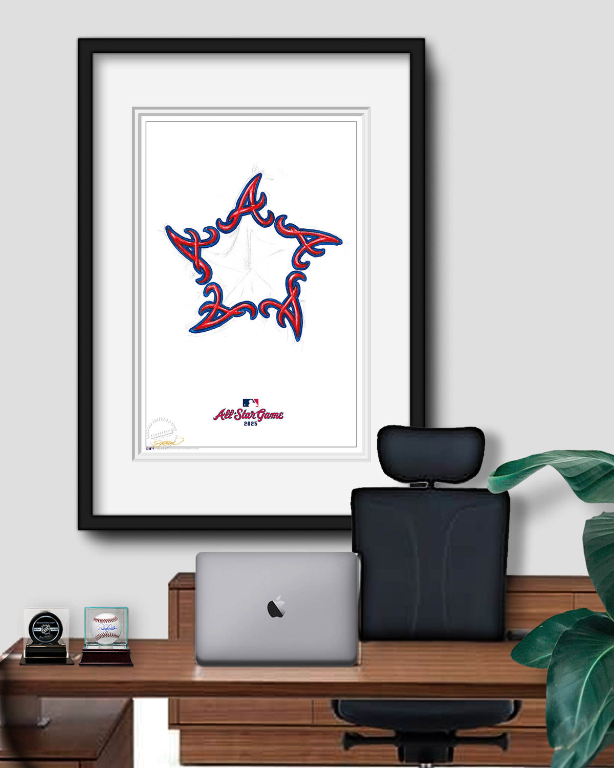 2025 MLB All-Star Game Sketch Limited Edition Print