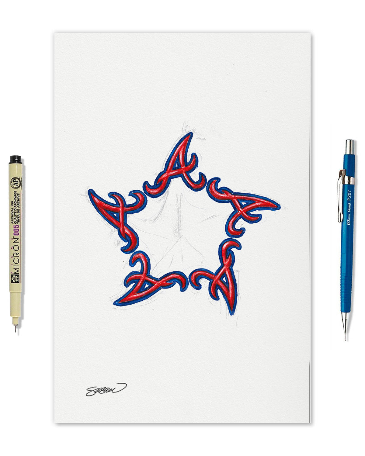 2025 MLB All-Star Game Sketch Limited Edition Print