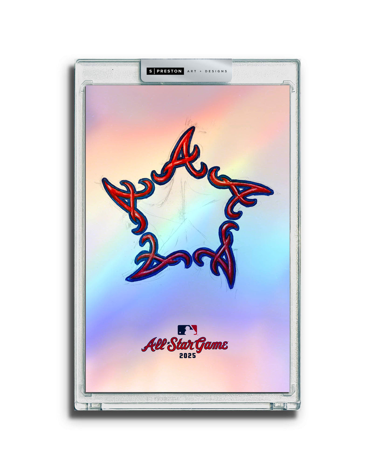2025 MLB All-Star Game Sketch Art Card Slab